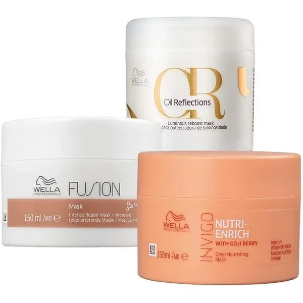 Kit Cronograma Capilar Wella 3x150ml